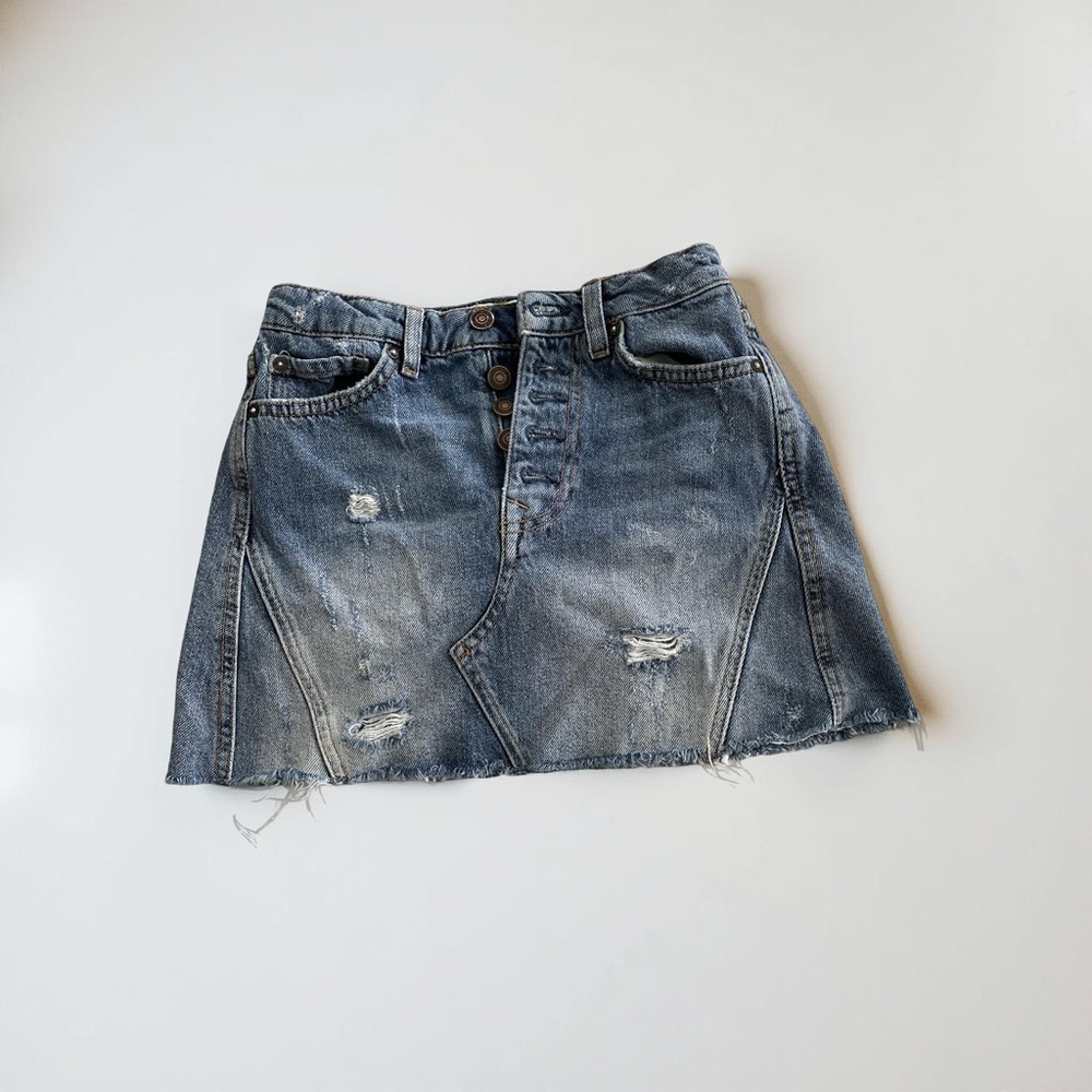 Free People Denim Skirt • Size24